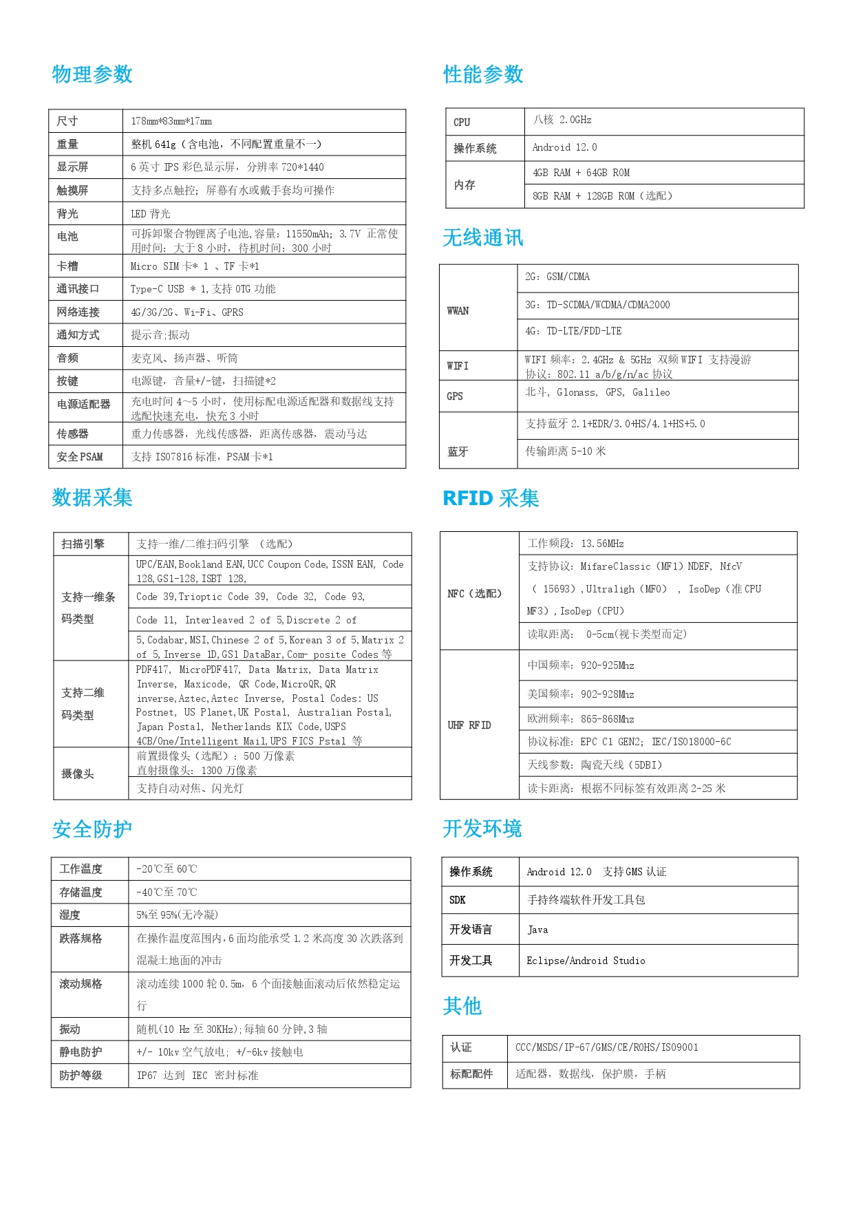 UHF超高频RFID固定资产管理手持终端机(图2)