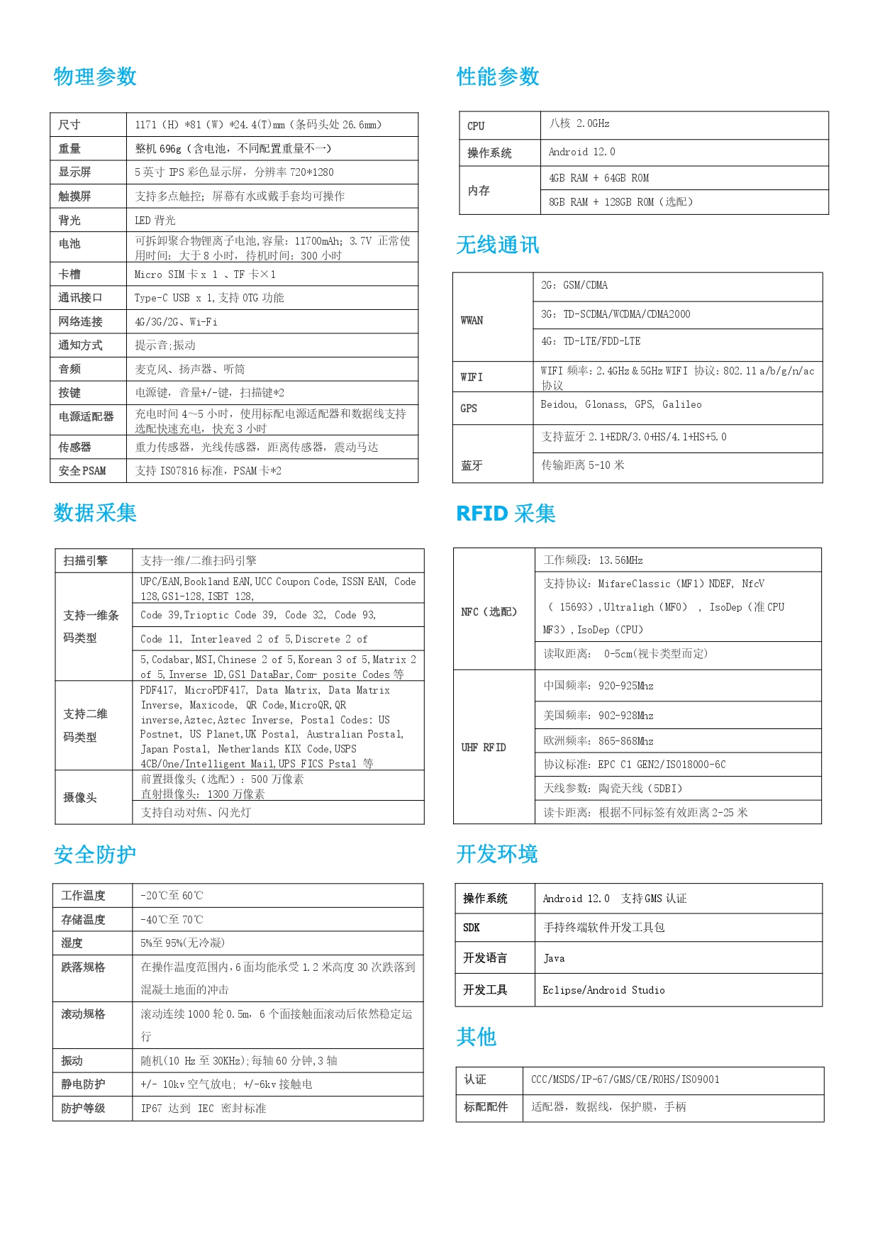 安卓UHF超高频RFID智能盘点手持终端设备(图2) 安卓UHF超高频RFID智能盘点手持终端设备(图2)