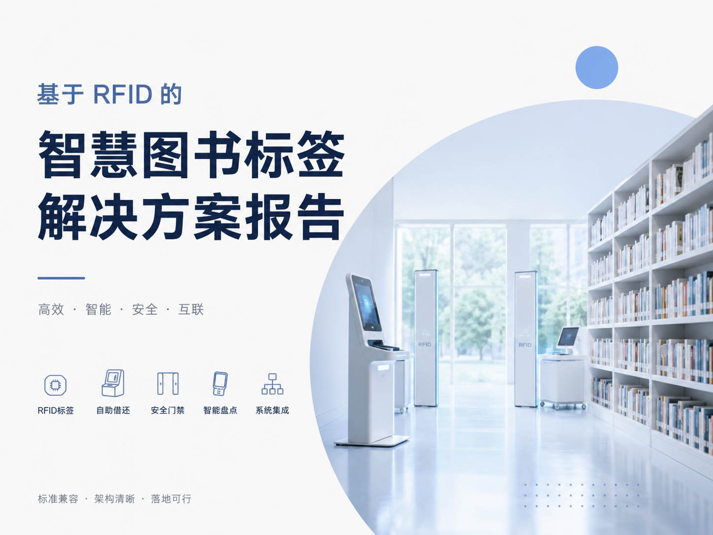 基于图书标签的RFID智慧图书馆解决方案（含立项成本预算）