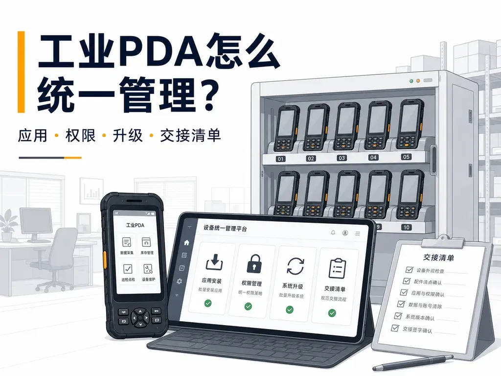 工业PDA批量管理清单：应用、权限、升级和设备交接