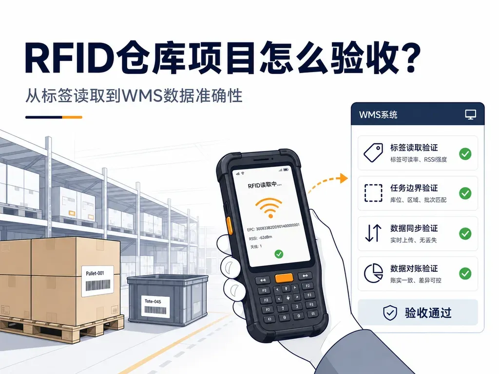 RFID仓库项目验收方案：标签读取到WMS数据准确性