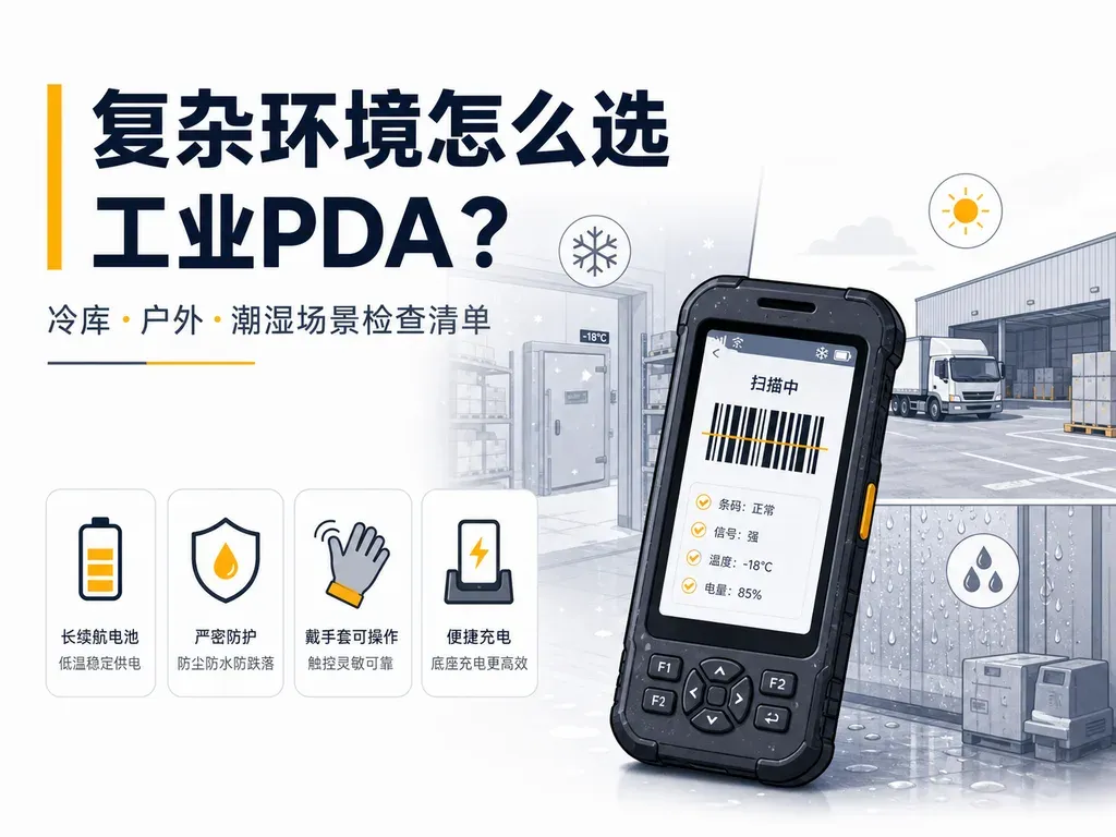 冷库、户外和潮湿环境使用工业 PDA，要提前确认哪些细节？