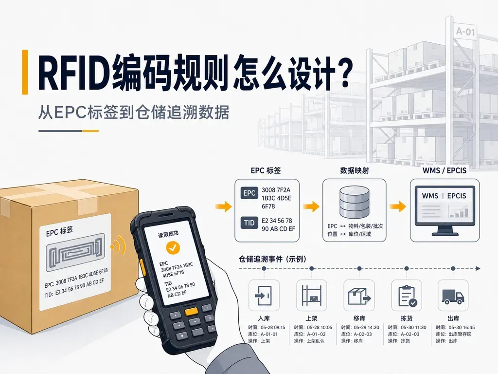 RFID 编码规则怎么设计？从 EPC 标签到仓储追溯数据的完整方法