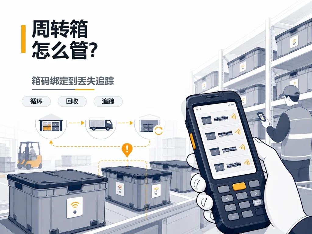 RFID周转箱管理流程图