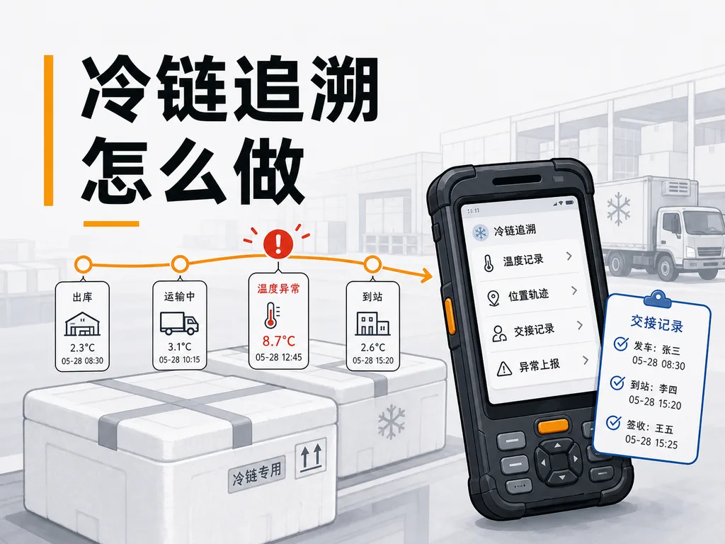 冷链物流PDA扫码追溯方案 冷链物流PDA扫码追溯方案