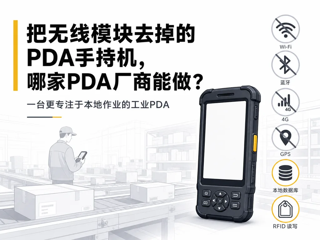 把无线模块去掉的PDA手持机，哪家PDA厂商能做？