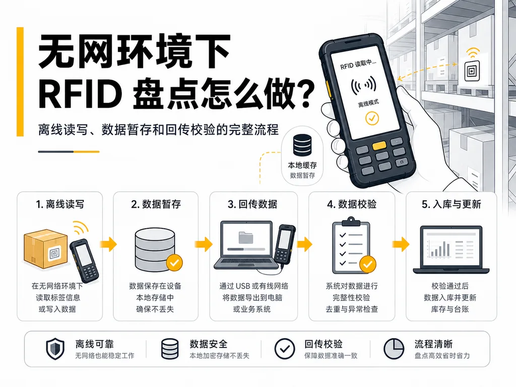 无网环境下RFID盘点怎么做？离线读写、数据暂存和回传校验的完整流程