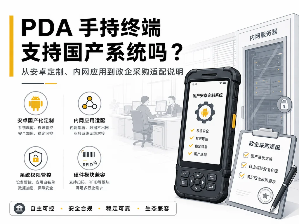 PDA 手持终端支持国产系统吗？从安卓定制、内网应用到政企采购适配说明