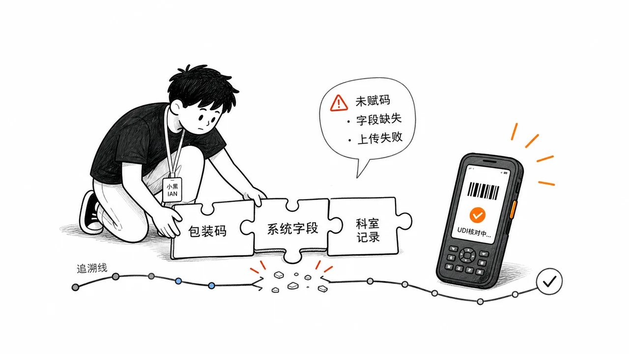 医疗器械科室领用和追溯闭环示意
