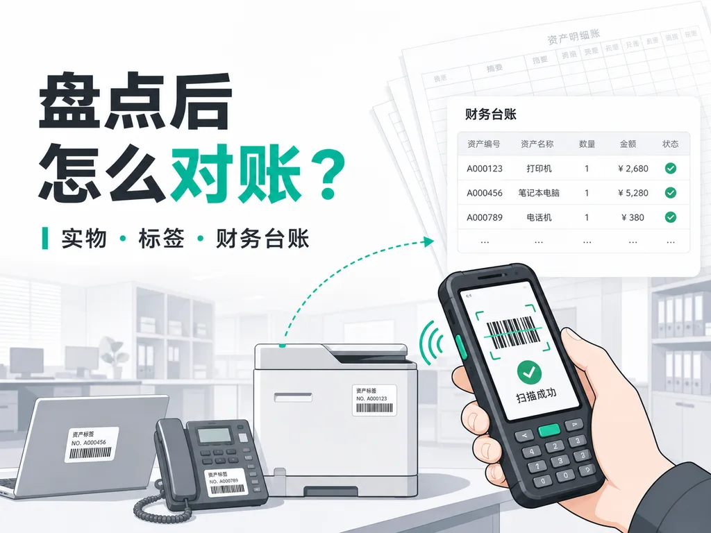固定资产盘点后数据怎么和财务台账对上？RFID PDA盘点差异处理方法
