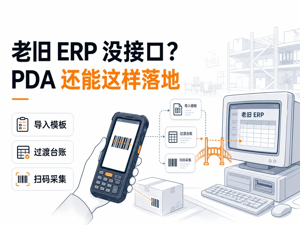 老旧ERP系统不能提供接口，PDA数据采集还能怎么落地？