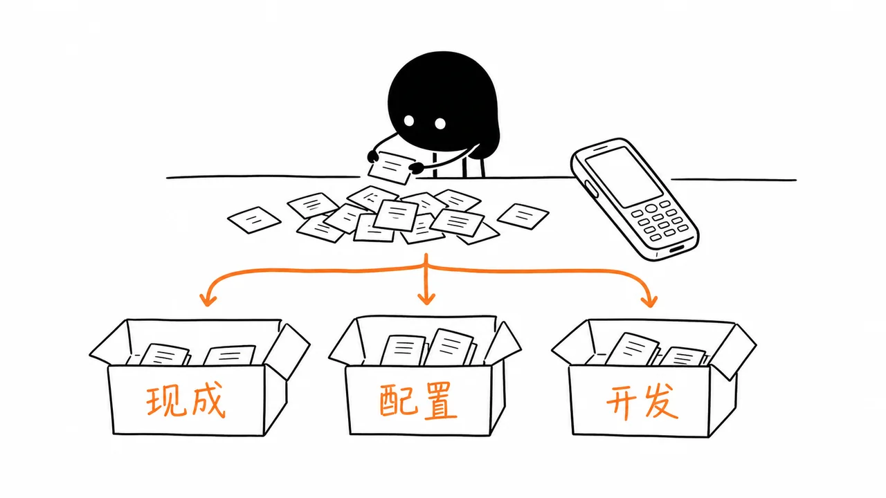 PDA扫码系统现成功能配置和定制开发三类需求对比