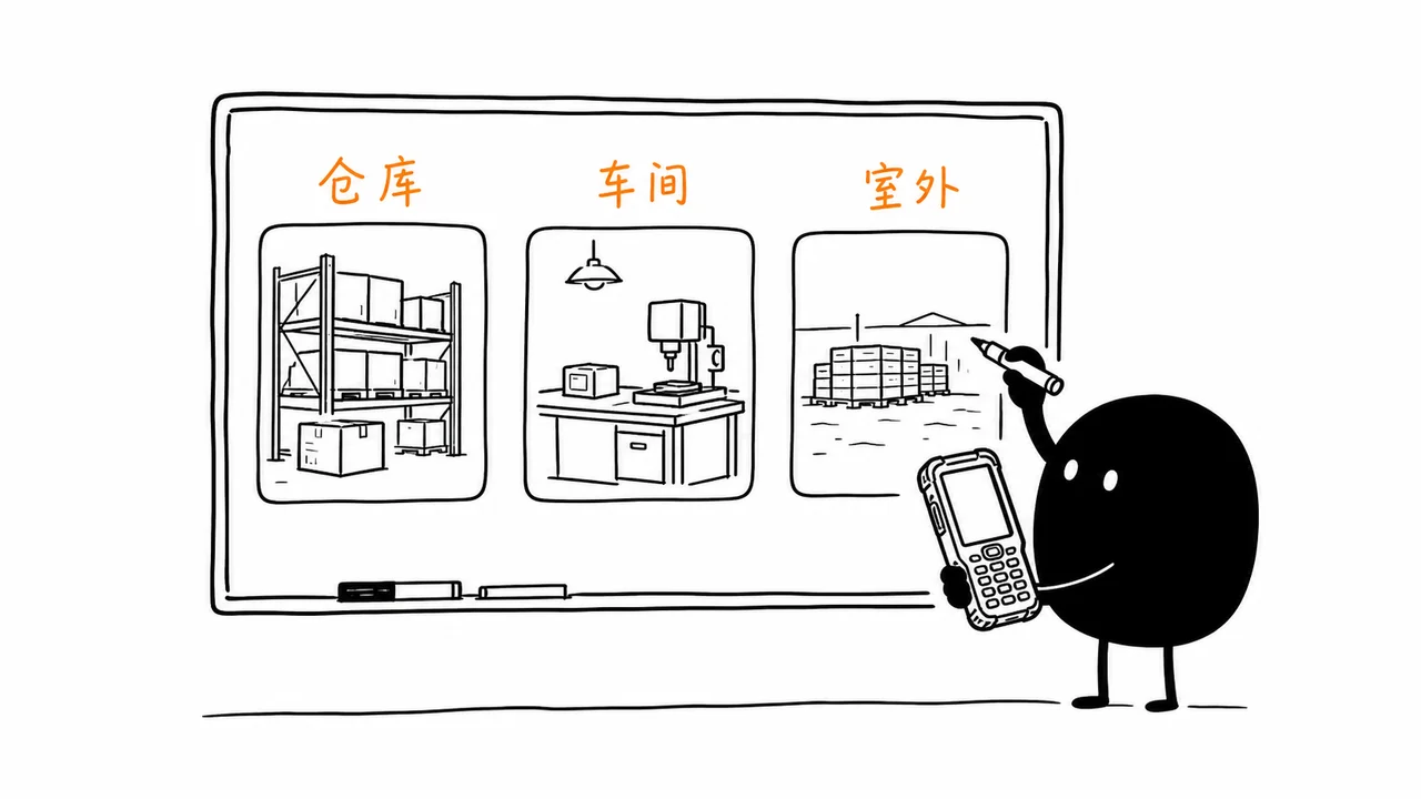 企业初次采购工业PDA前梳理仓库车间和室外使用场景 企业初次采购工业PDA前梳理仓库车间和室外使用场景