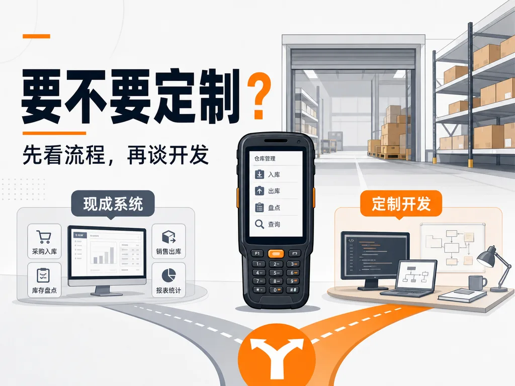 公司用的PDA扫码出入库系统到底要不要定制开发？