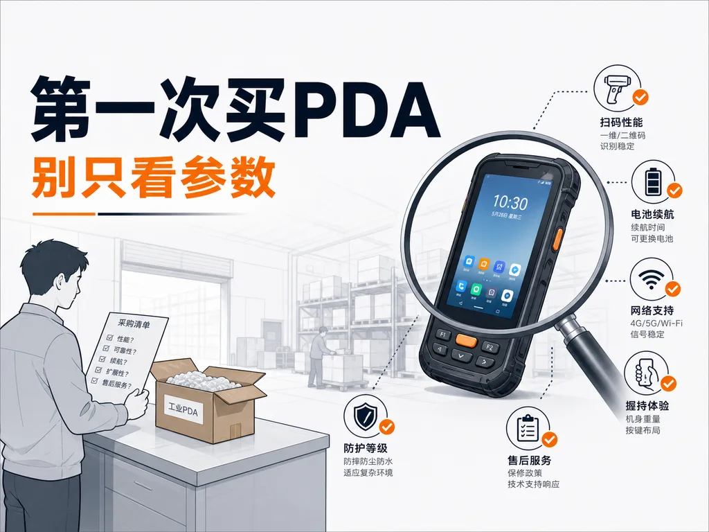 企业初次购买工业PDA手持机的注意事项及避坑指南