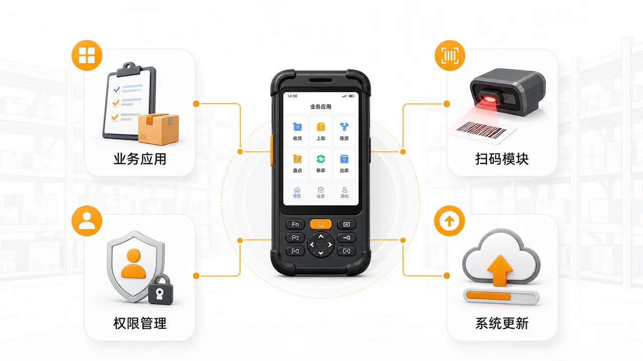 PDA业务App扫码模块权限和系统更新需要一起考虑