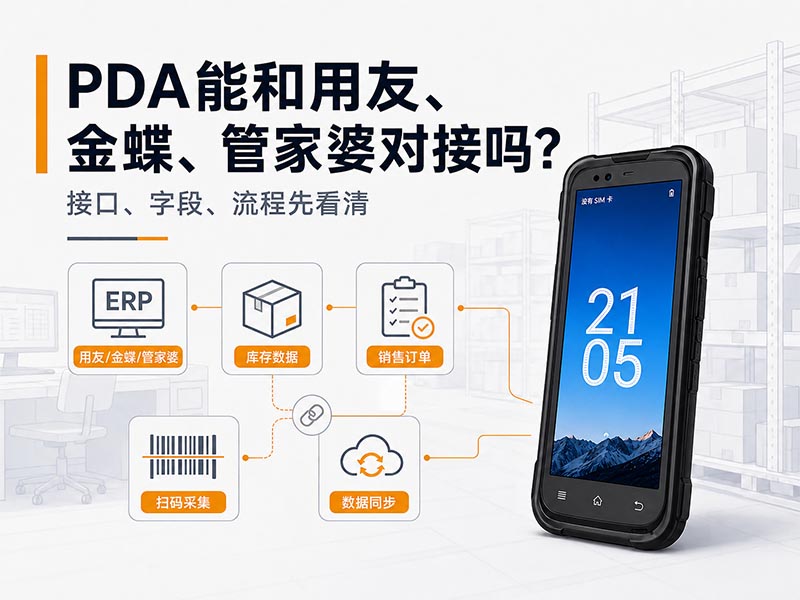 PDA手持机能不能和用友、金蝶、管家婆的系统软件对接？