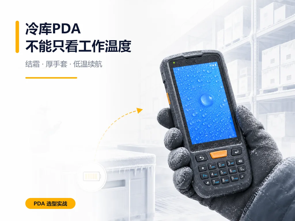 冷库PDA不能只看工作温度：结霜、厚手套和低温续航怎么测试
