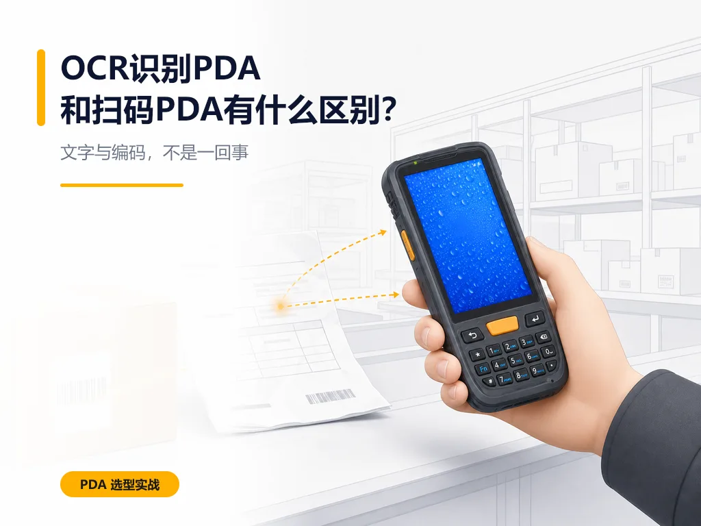 OCR识别PDA和普通扫码PDA有什么区别？哪些文字不适合做成条码