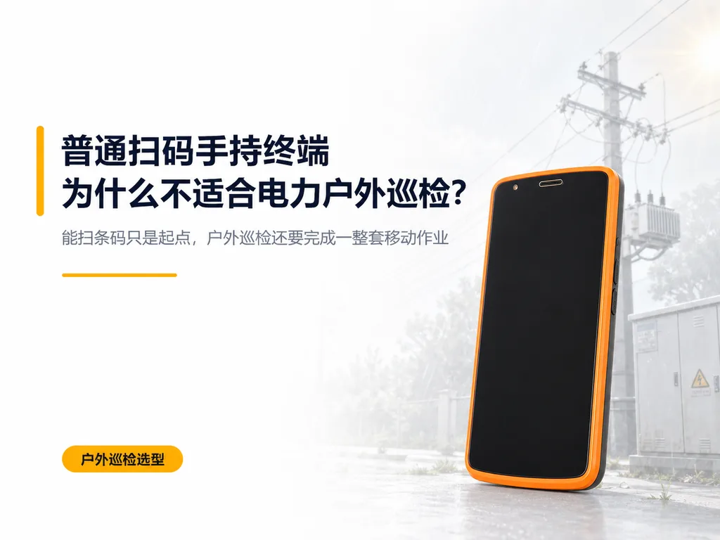 普通扫码手持终端为什么不适合电力户外巡检？