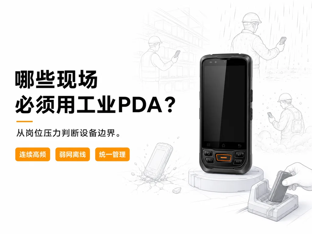 工业PDA手持终端实拍图