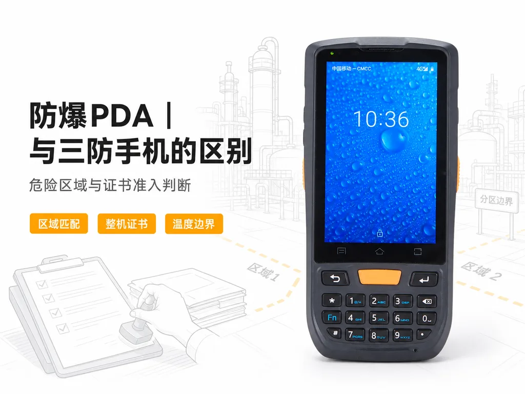 防爆PDA和普通三防手机有什么区别，哪些场所必须用？
