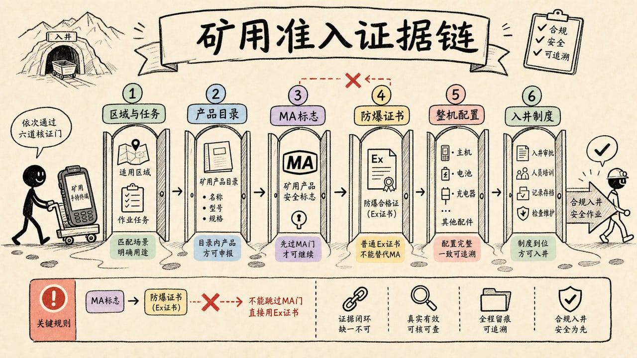 矿用本安手持终端准入要分别核对区域产品目录MA标志防爆证书整机配置和入井制度 矿用本安手持终端准入要分别核对区域产品目录MA标志防爆证书整机配置和入井制度