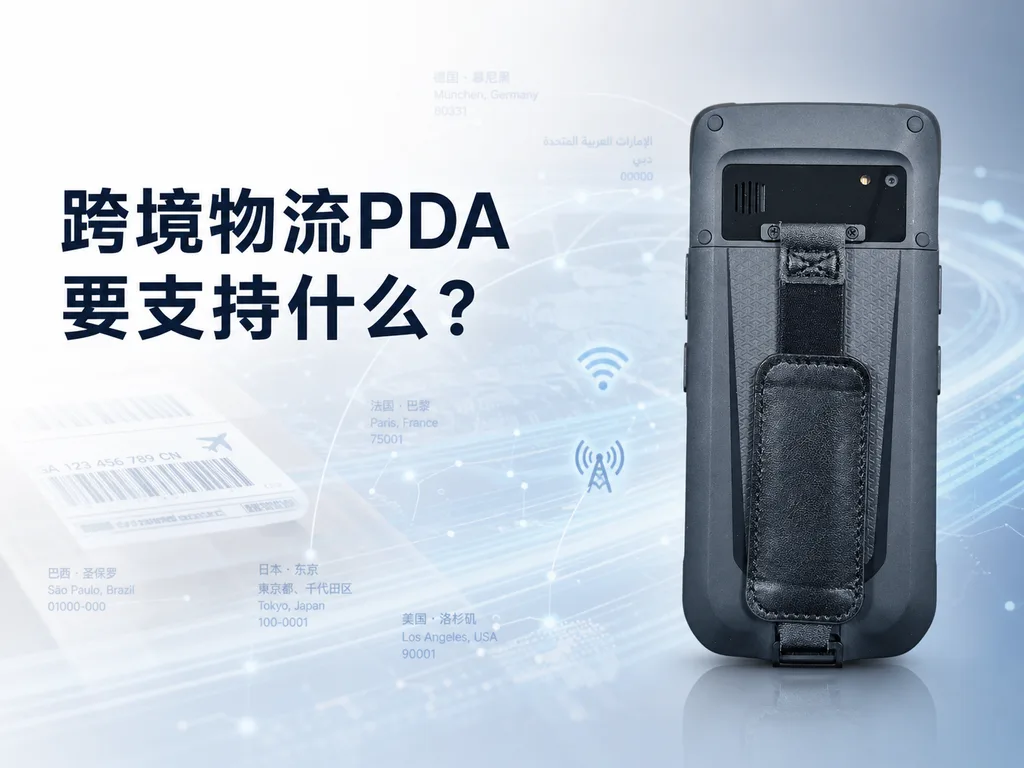 跨境物流行业PDA设备要支持哪些码制、网络和多语言业务？