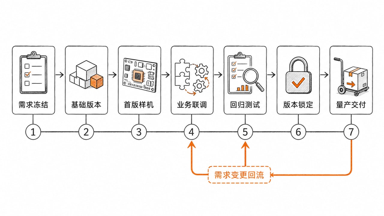 PDA手持机ROM定制从需求冻结基础版本首版样机回归测试到版本锁定的时间链 PDA手持机ROM定制从需求冻结基础版本首版样机回归测试到版本锁定的时间链