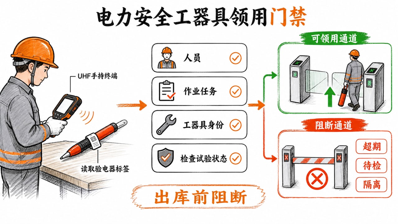 电力安全工器具领用时由人员任务工器具状态和有效期共同决定是否放行 电力安全工器具领用时由人员任务工器具状态和有效期共同决定是否放行