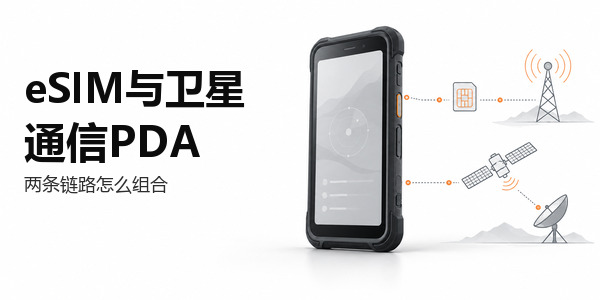支持eSIM和卫星通信功能的手持终端PDA设备