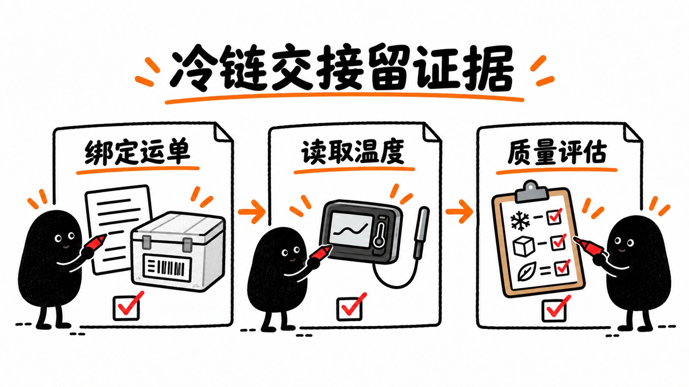 医药冷链运单绑定温度读取与质量评估