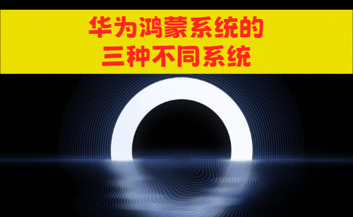 鸿蒙系统竟然分三种？90%的人只知道Harmony OS！